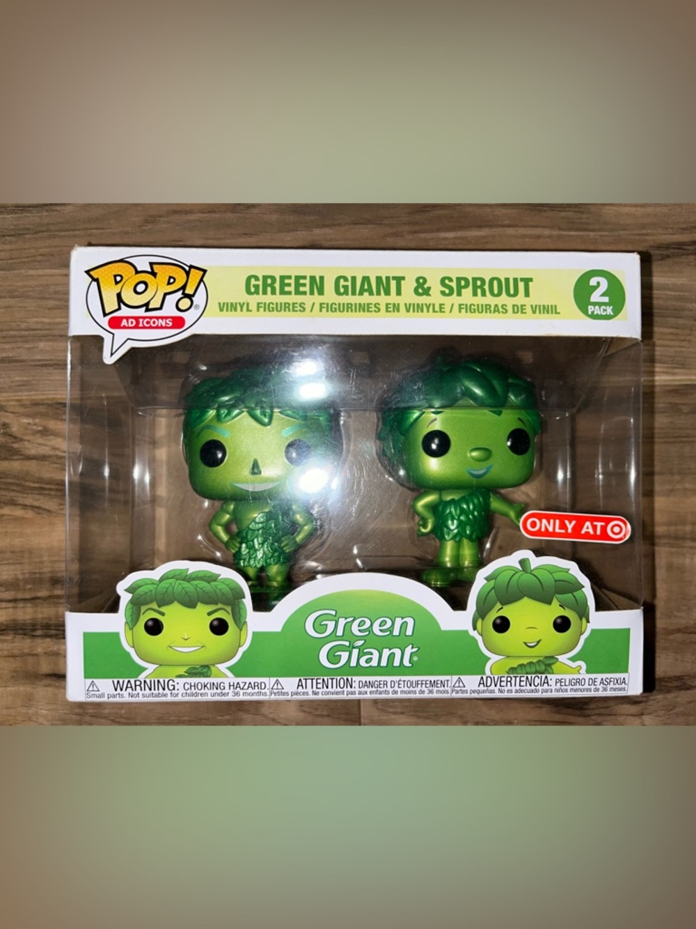 Funko Pop Ad Icons Green Giant & Sprout 2 Pack
